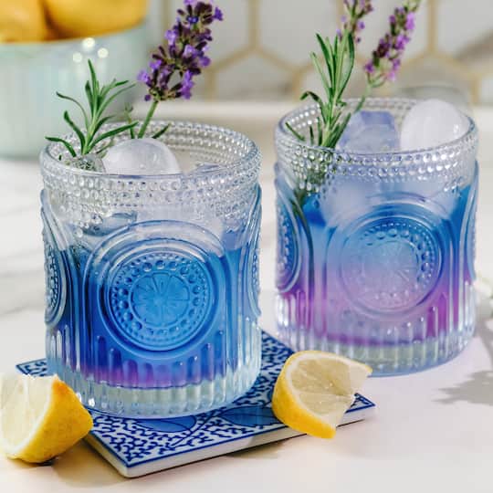 Kate Aspen® 10oz. Retro Arch Floral Drinking Glasses